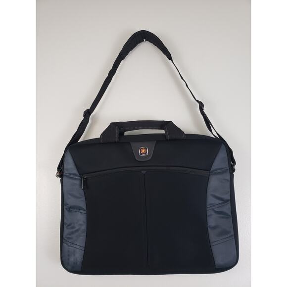 (Ma) Swiss Gear Wenger Laptop Shoulder Messenger Bag Shoulder Slim Carry-On 17” - Picture 1 of 9